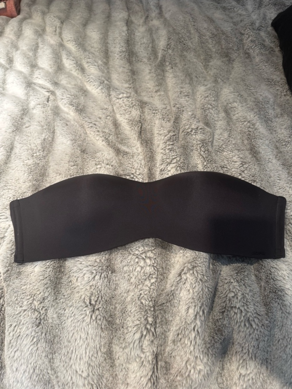 SKIMS Black Strapless Seamless Bandeau
